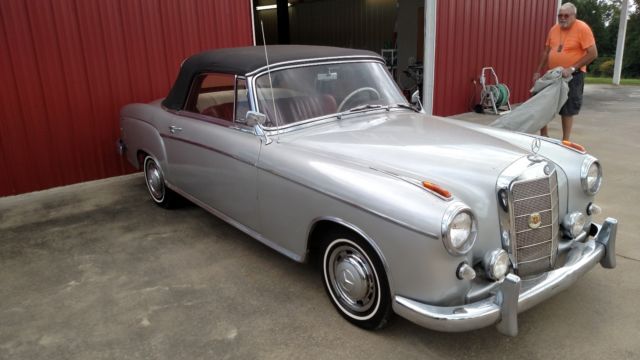 1961 Silver Mercedes-Benz 200-Series Convertible