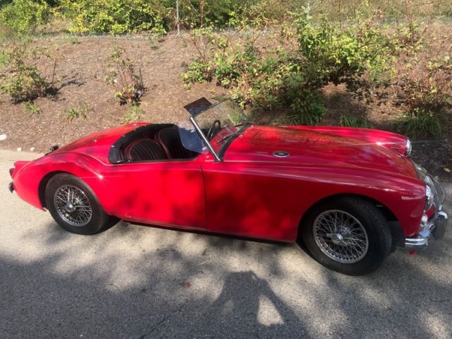 1961 Red MG MGA --