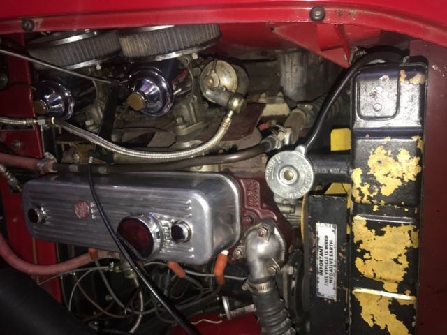 1961 Red MG MGA --