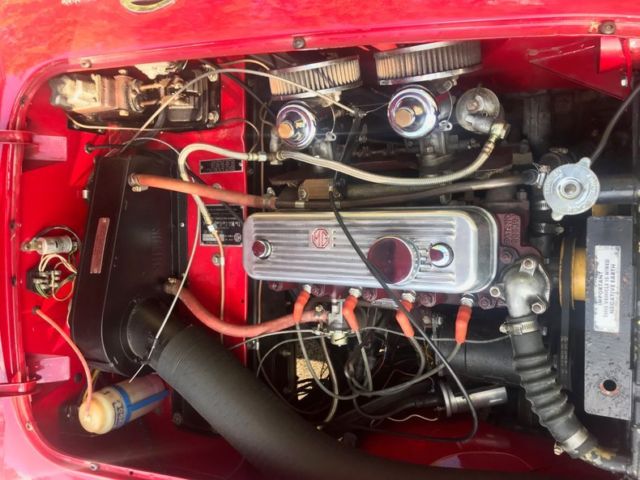 1961 Red MG MGA --