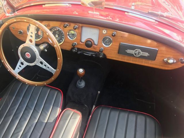 1961 Red MG MGA --