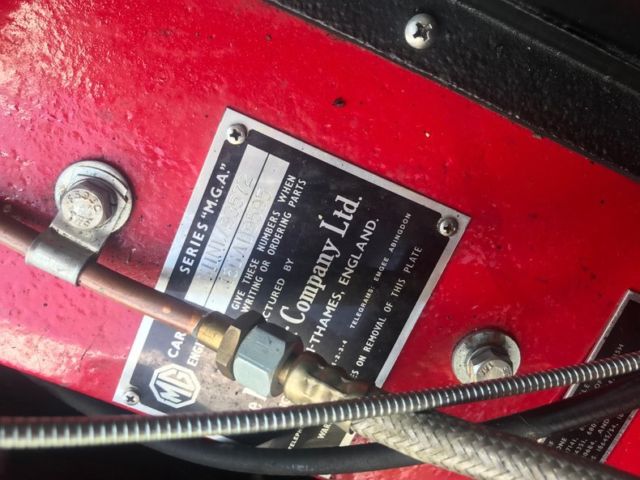 1961 Red MG MGA --