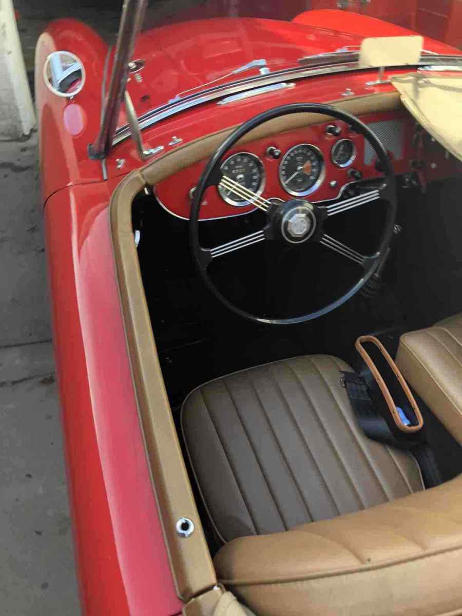 1961 Red MG MGA Convertible