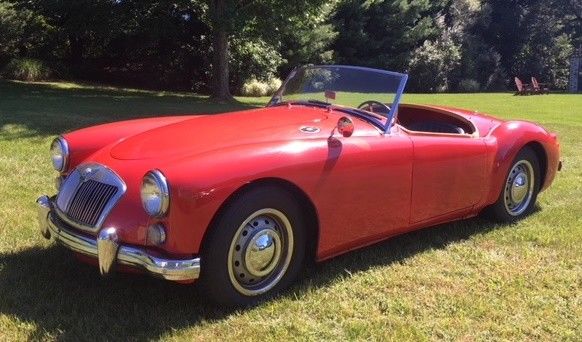 1961 Red MG MGA Convertible