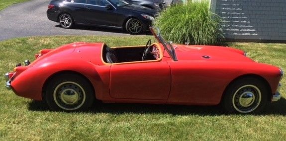 1961 Red MG MGA Convertible