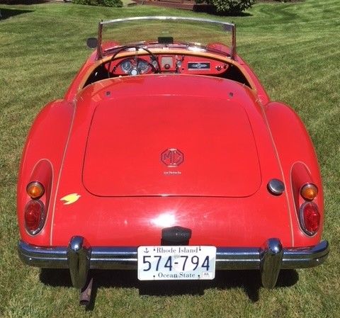 1961 Red MG MGA Convertible