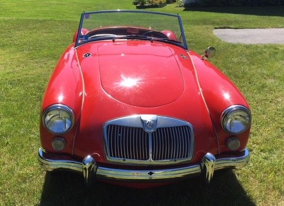 1961 Red MG MGA Convertible
