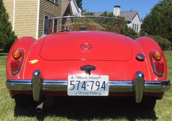 1961 Red MG MGA Convertible