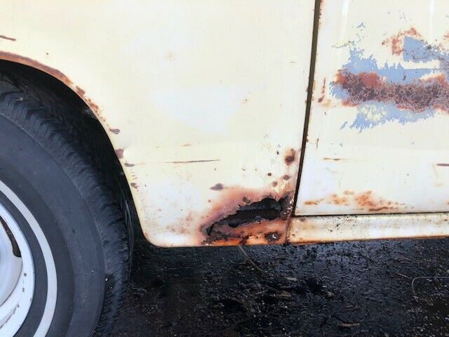 1961 Yellow Chevrolet Corvair Standard Cab Pickup