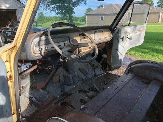 1961 Yellow Chevrolet Corvair Standard Cab Pickup