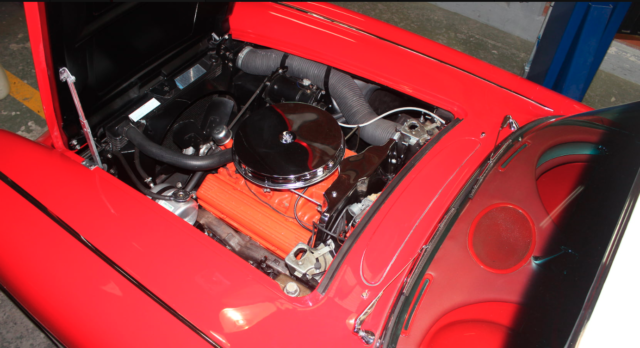 1961 ROMAN RED/WHITE CAVES Chevrolet Corvette HARD AND SOFT TOP CONVERTIBLE