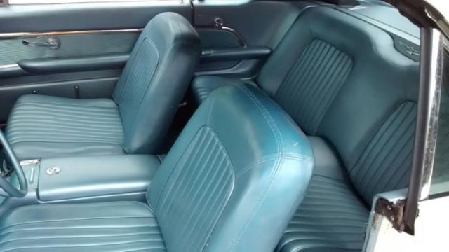 1961 White Ford Thunderbird Convertible