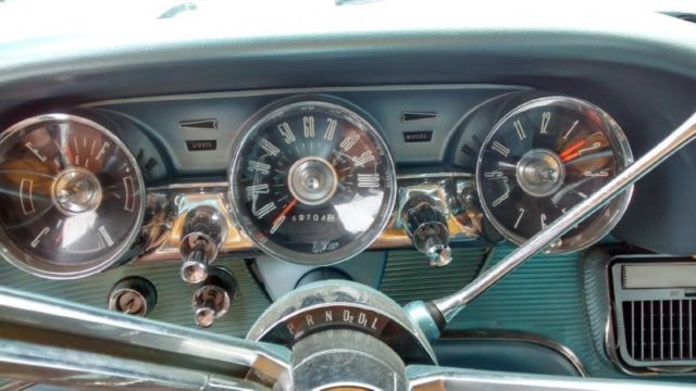 1961 White Ford Thunderbird Convertible
