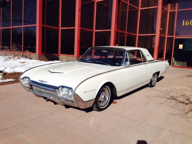 1961 White Ford Thunderbird