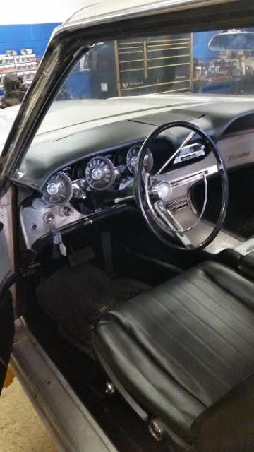 1961 White Ford Thunderbird
