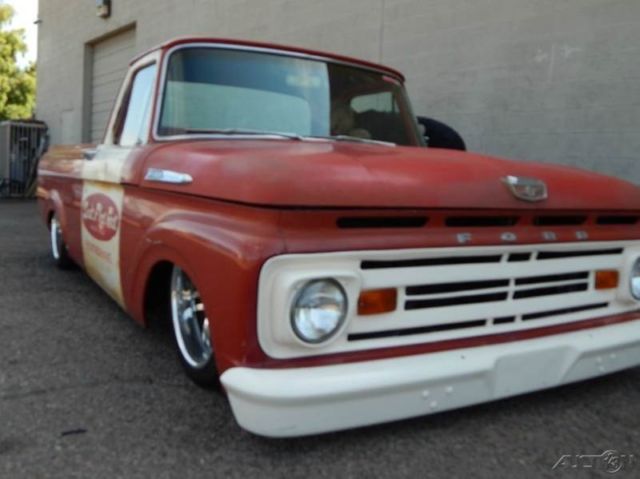 1961 Red Ford F-100