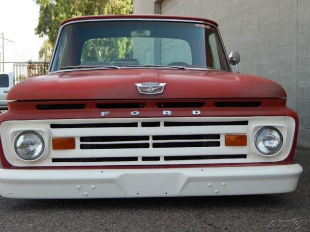 1961 Red Ford F-100