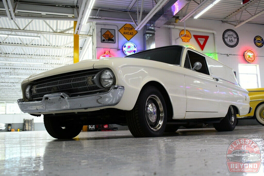 1961 White Ford Falcon Wagon