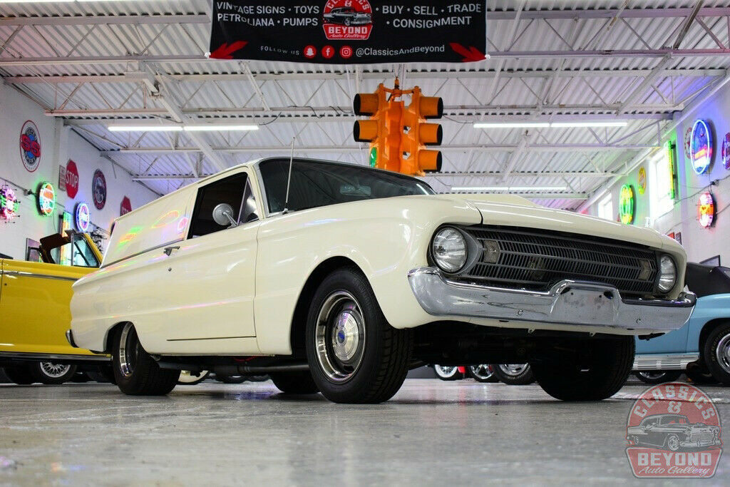 1961 White Ford Falcon Wagon
