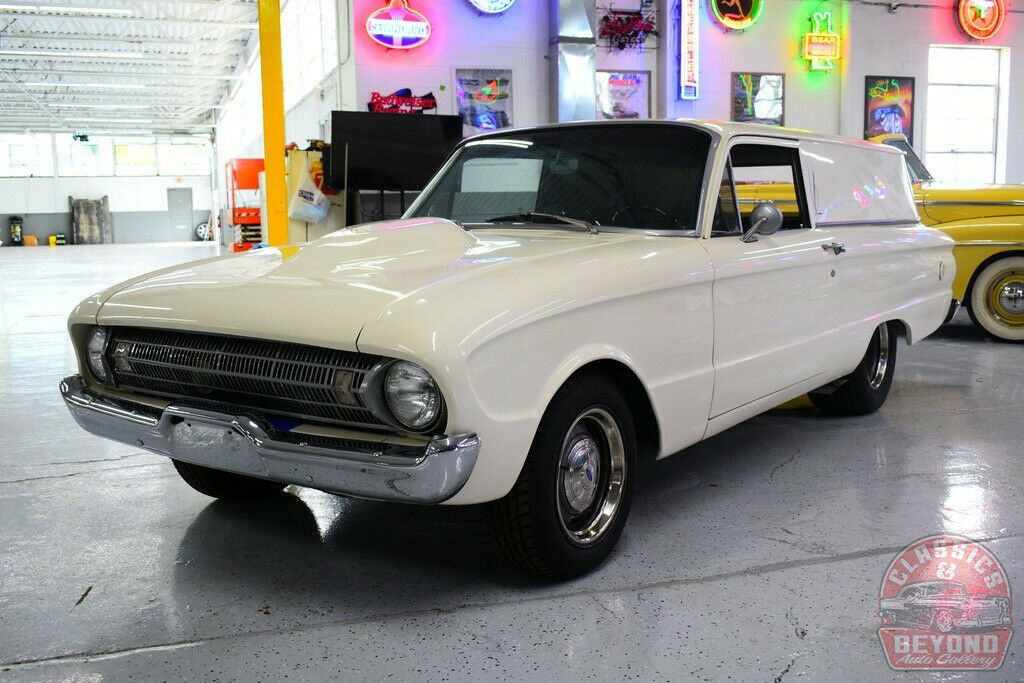 1961 White Ford Falcon Wagon