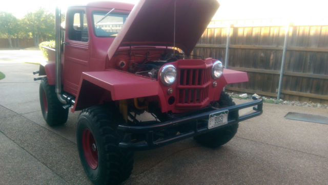 1961 Red Willys Truck Truck