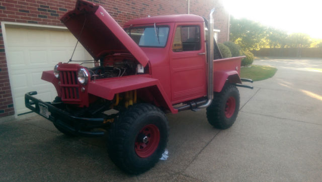 1961 Red Willys Truck Truck