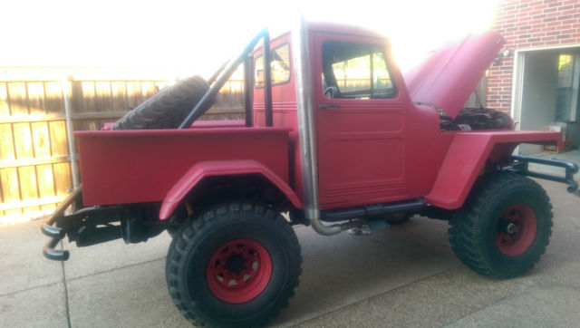 1961 Red Willys Truck Truck