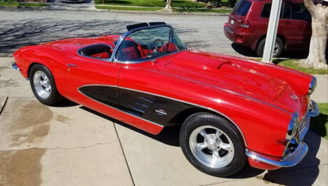 1961 Red Chevrolet Corvette