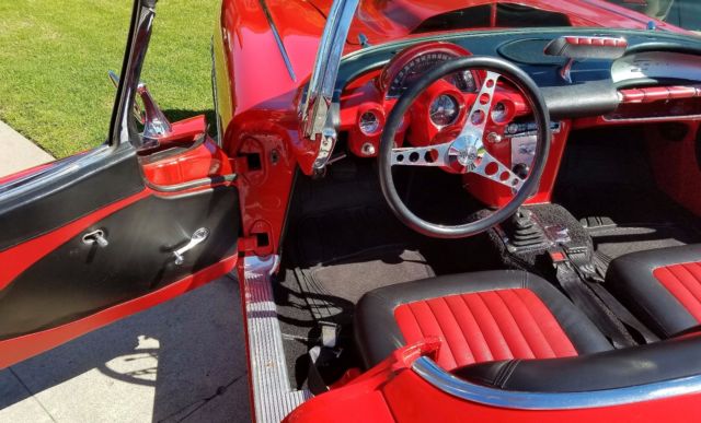 1961 Red Chevrolet Corvette