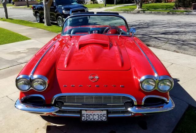 1961 Red Chevrolet Corvette