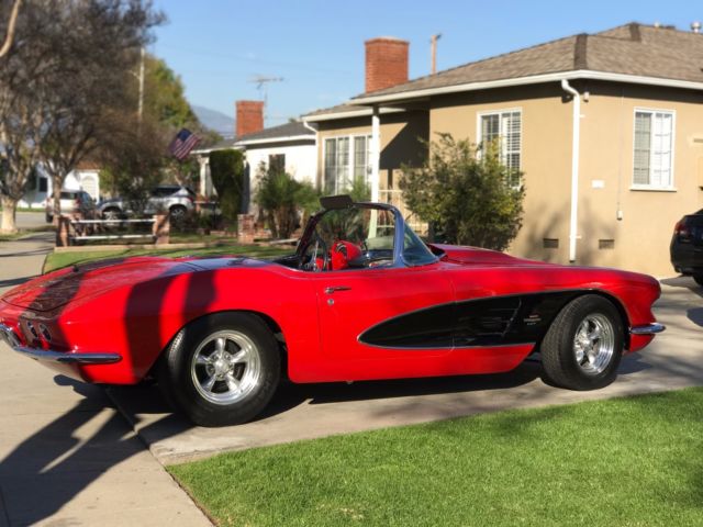 1961 Red Chevrolet Corvette