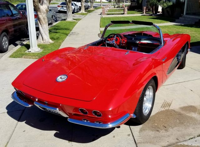 1961 Red Chevrolet Corvette