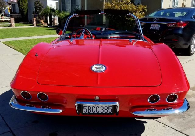1961 Red Chevrolet Corvette