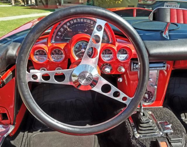 1961 Red Chevrolet Corvette