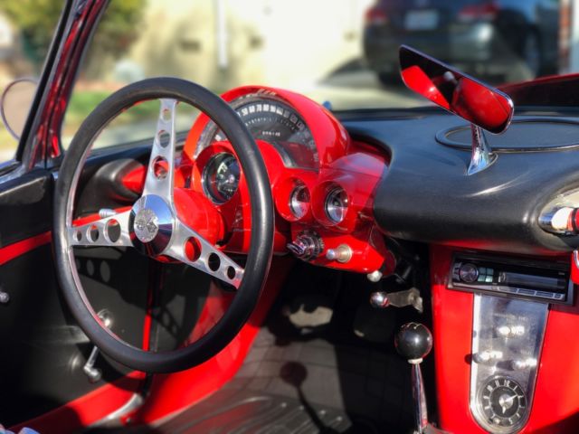 1961 Red Chevrolet Corvette