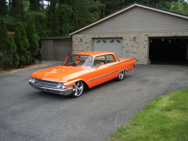 1961 Orange Ford Fairlane Coupe