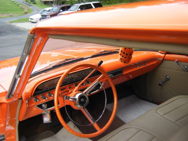 1961 Orange Ford Fairlane Coupe