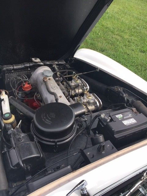 1962 White Mercedes-Benz 190-Series Convertible