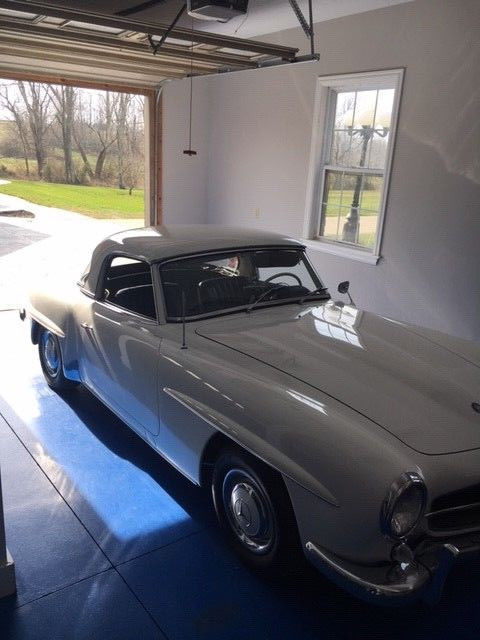 1962 White Mercedes-Benz 190-Series Convertible