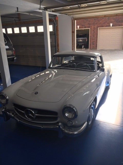 1962 White Mercedes-Benz 190-Series Convertible