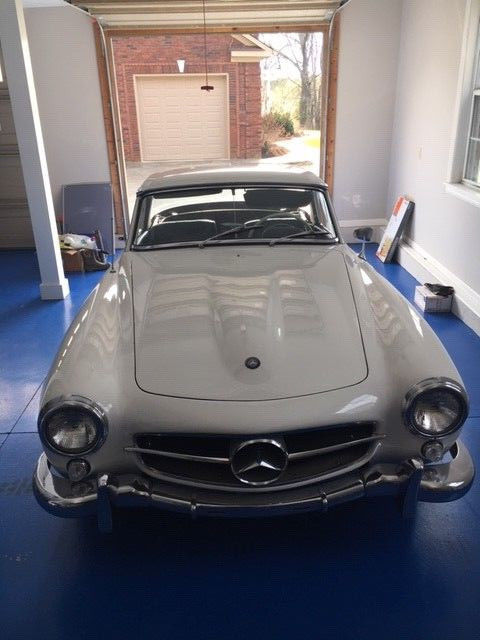 1962 White Mercedes-Benz 190-Series Convertible