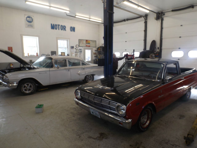 1962 Black & red Ford Ranchero