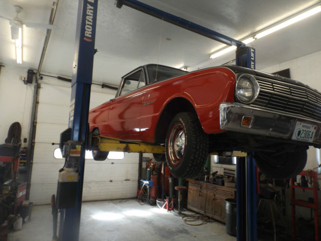 1962 Black & red Ford Ranchero
