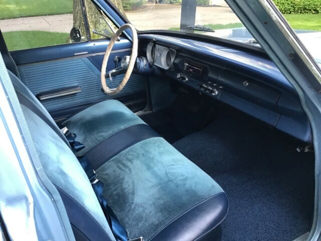 1962 Silver Blue Chevrolet Nova Sedan