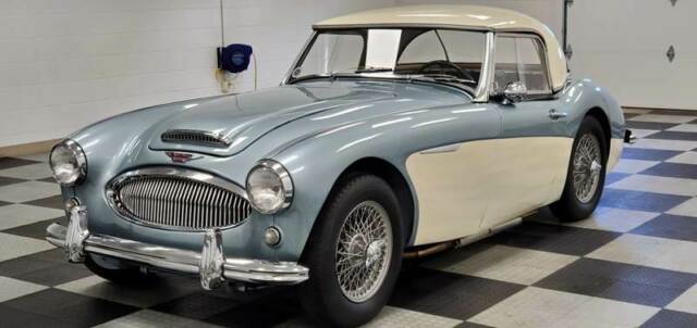 1962 White Austin Healey 3000 Convertible