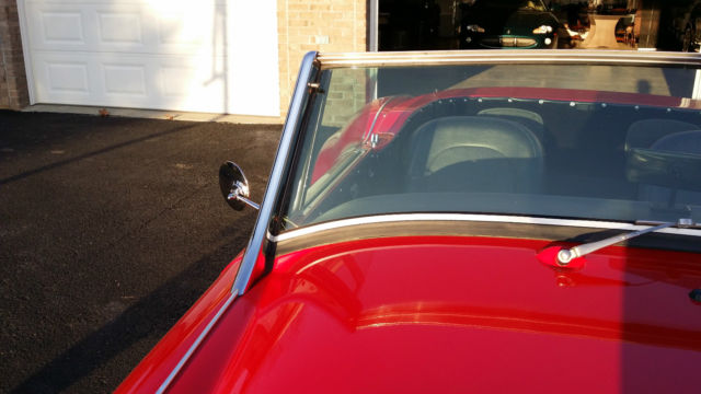 1962 Red Austin Healey 3000 Convertible