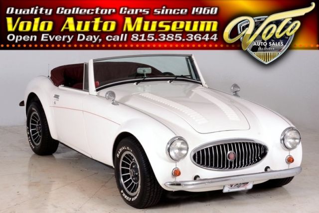 1962 White Austin Healey Other Convertible