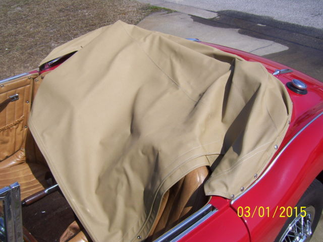 1962 Red Austin Healey 3000 Convertible