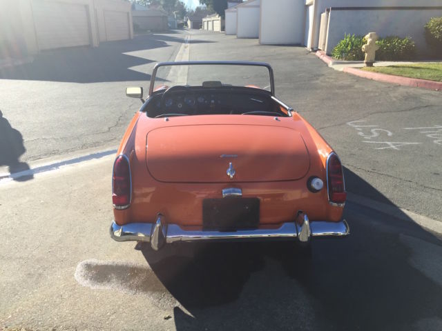 1962 Orange Austin Healey Sprite U/K
