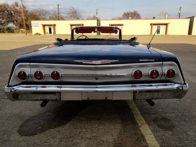 1962 Black Chevrolet Impala Convertible